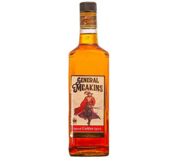 General Meakins Spiced Golden Spirit 750ml - Image 2